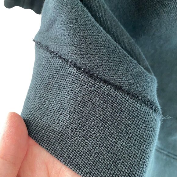 Nike XS Rally BF Sweatshirt Crewneck Black Logo Gray Oversized - Picture 9 of 10